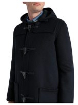 Gloverall Montgomery Uomo Cappotto Invernale Mid Duffle Navy Black Wacht 2