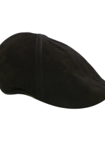 Panizza Berretto Cappello Invernale Uomo in Vera Pelle Nero Gatsby Made In Italy (2)