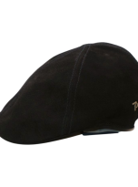 Panizza Berretto Cappello Invernale Uomo in Vera Pelle Nero Gatsby Made In Italy (3)