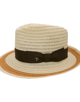 Cappello Uomo Panizza Beige Made in Italy Fine Quality 100% Paglia