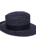 Cappello Pescatora Estivo Uomo Panizza Handcrafted Blu Fine Quality 100% Paglia Made in Italy VE019 (1)