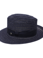 Cappello Pescatora Estivo Uomo Panizza Handcrafted Blu Fine Quality 100% Paglia Made in Italy VE019 (3)