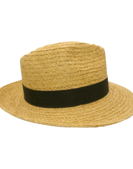 Cappello alla Pescatora Uomo Panizza 100% Paglia Fine Quality Handcrafted Made in Italy