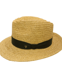 Cappello alla Pescatora Uomo Panizza 100% Paglia Fine Quality Handcrafted Made in Italy