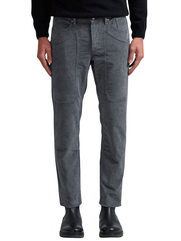 PANTALONE UOMO JECKERSON JOHN – Slim Fit con Toppa in Cotone Antracite
