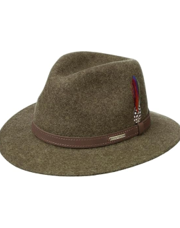 Stetson Hatteras Cappello Uomo Coppola Newsboy Lana Elegante Vintage