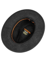 Stetson Powell Traveller Cappello Uomo in Feltro di Lana Idrorepellente con Fascia in Pelle Grigio 3