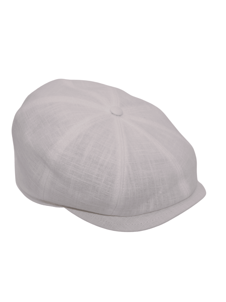 Berretto Uomo Cappello Panizza "Stern" – L'Eleganza del 100% Puro Lino Made in Italy