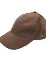 Panizza Berretto Baseball Beige kaki Bob 100% Lino Estivo