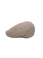 Panizza Berretto Beige Peaked 100% Lino